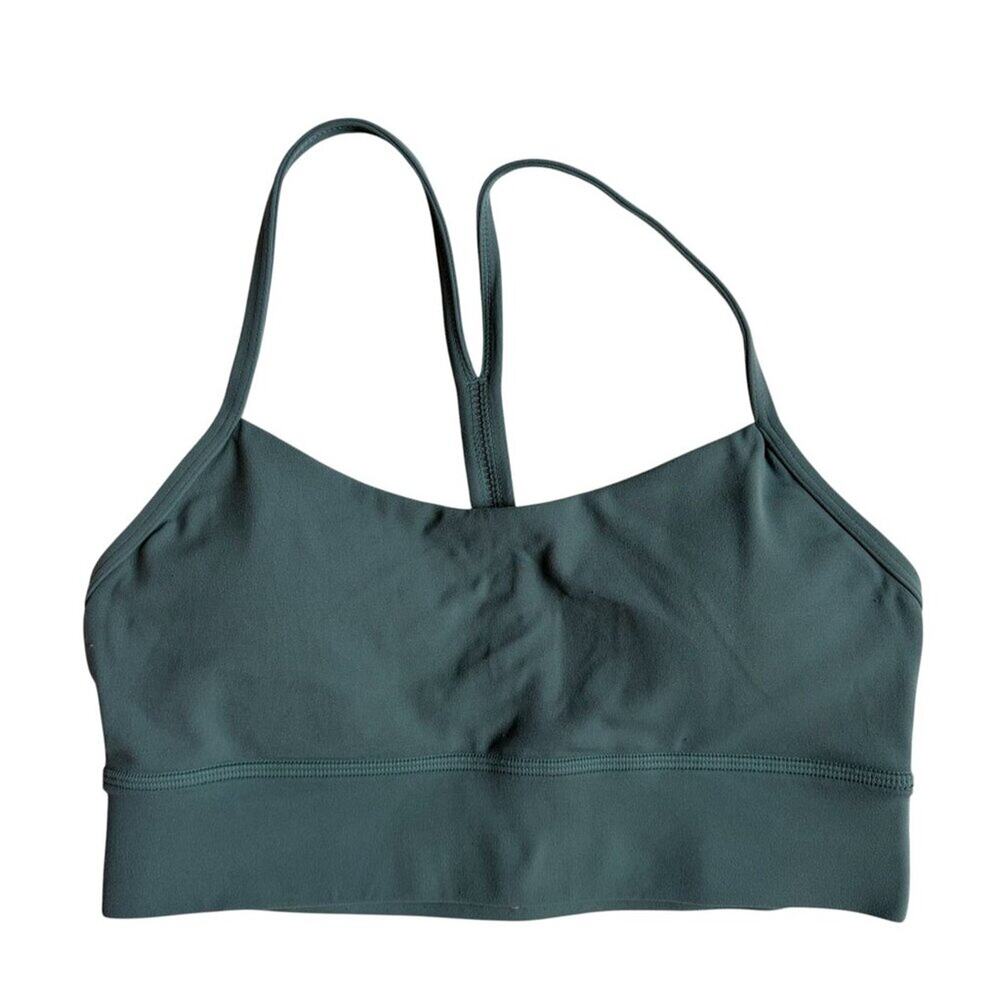Savvi Y-Strap Sports Bra (Green) - Size Small